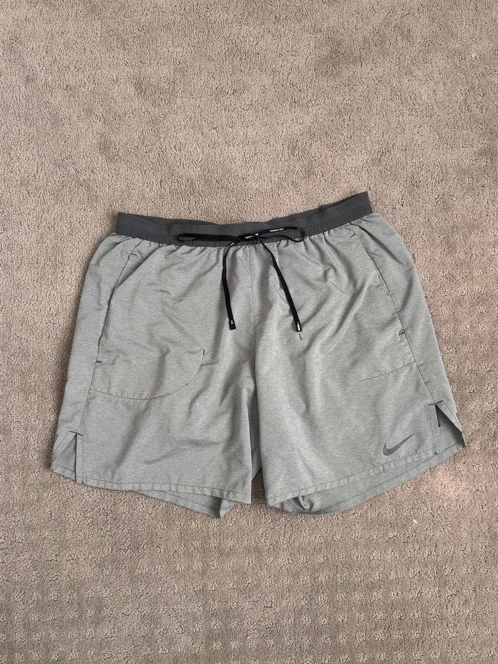 Nike Men’s Light Gray Running Shorts